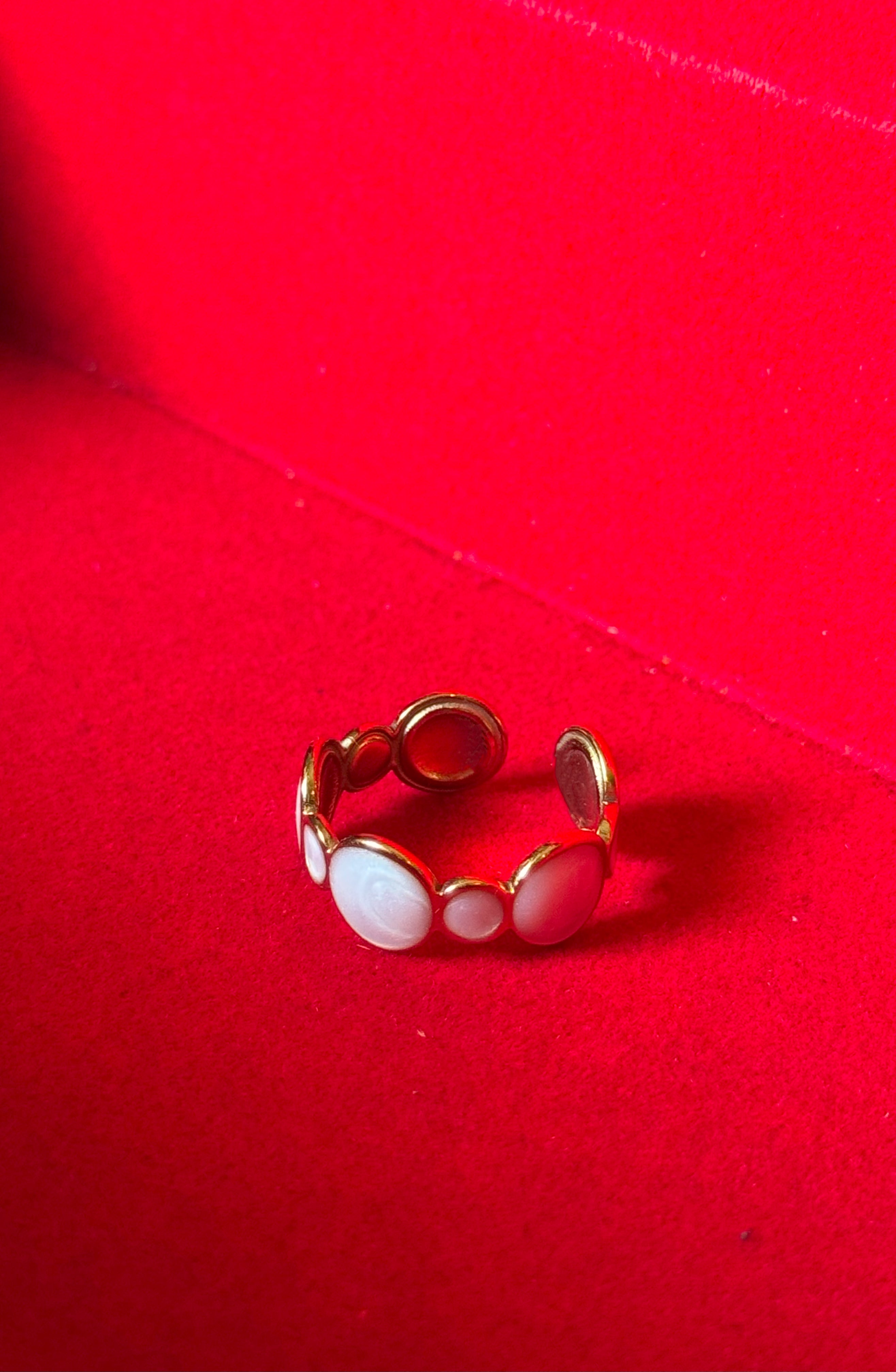 Citrine Crown Ring - Gold Plated
